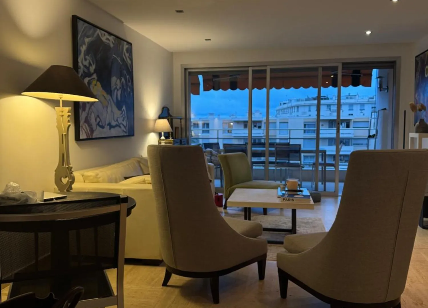 90 M2 Palm Beach Apartment With 2 Balconies Very Stylish And Central Cannes